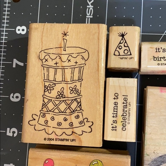 Celebrate Rubber Stamp Bundle (9-pc)​ - Picture 2 of 8